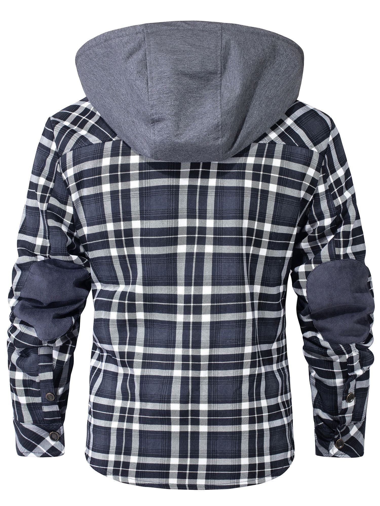 Men’s Hooded Flannel Jacket with Faux Fur Lining | Warm Winter Outdoor Coat