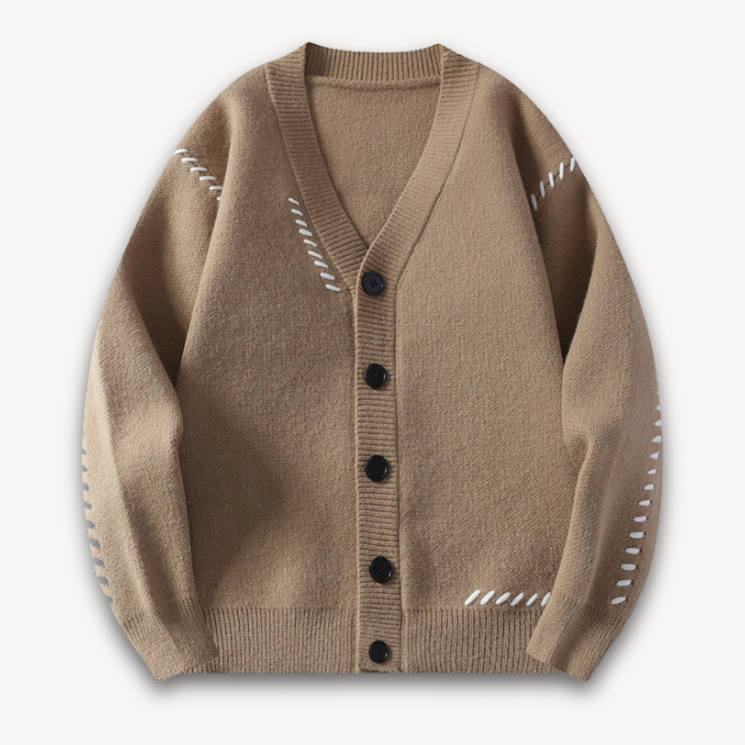 Men’s Knitted Cardigan Sweater | Button-Up Design | Winter Layer | Casual Smart Style