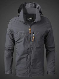 Men’s Waterproof Jacket in Hooded Outdoor Style | Windproof Rain Coat