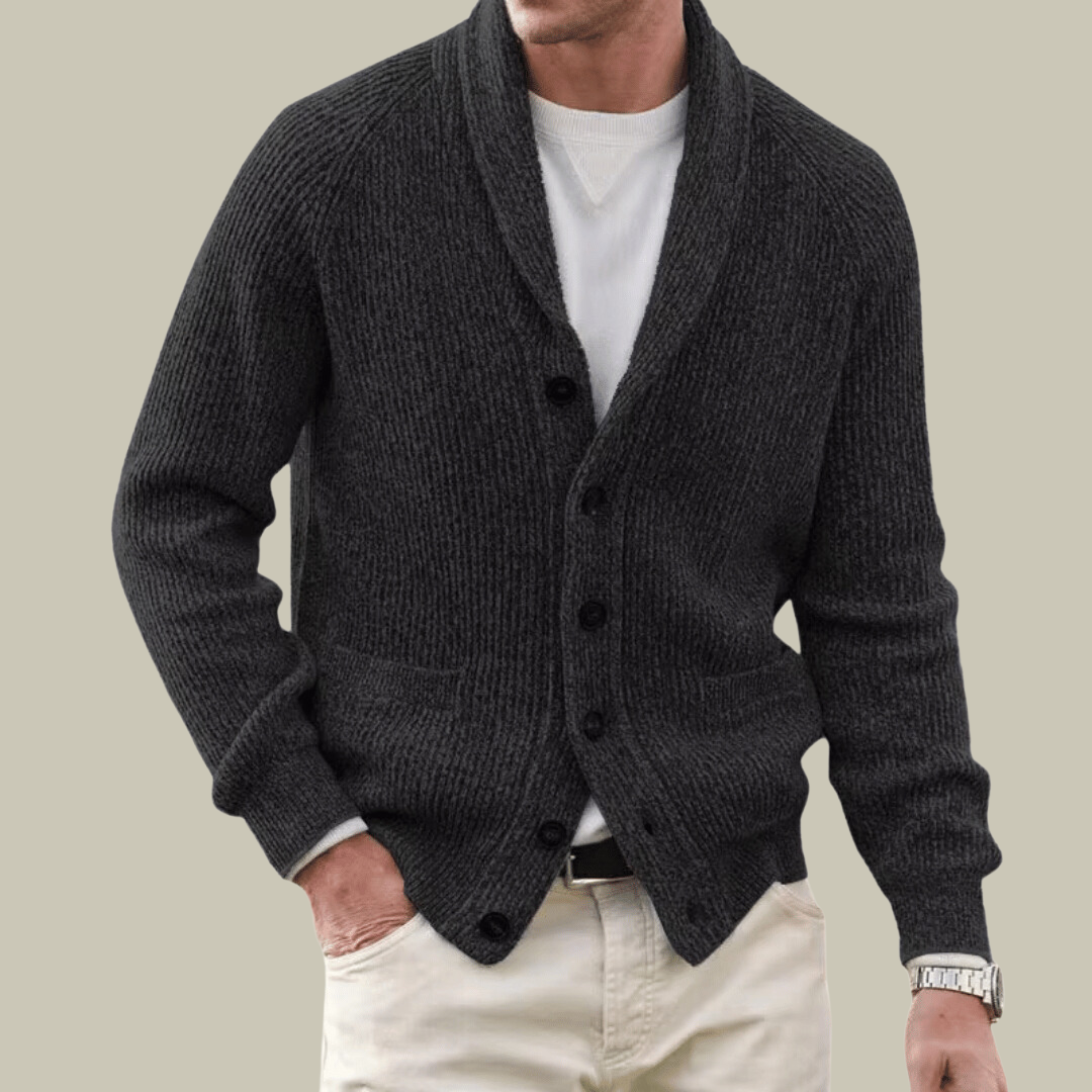 Men’s Knit Cardigan | Button-Up | Warm & Lightweight | Timeless Everyday Style
