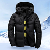 Men’s Down Puffer Jacket with Hooded Parka Style | Thick Warm Winter Coat