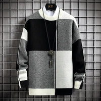 Colour Block Sweater | Modern Knitwear | Loose Fit