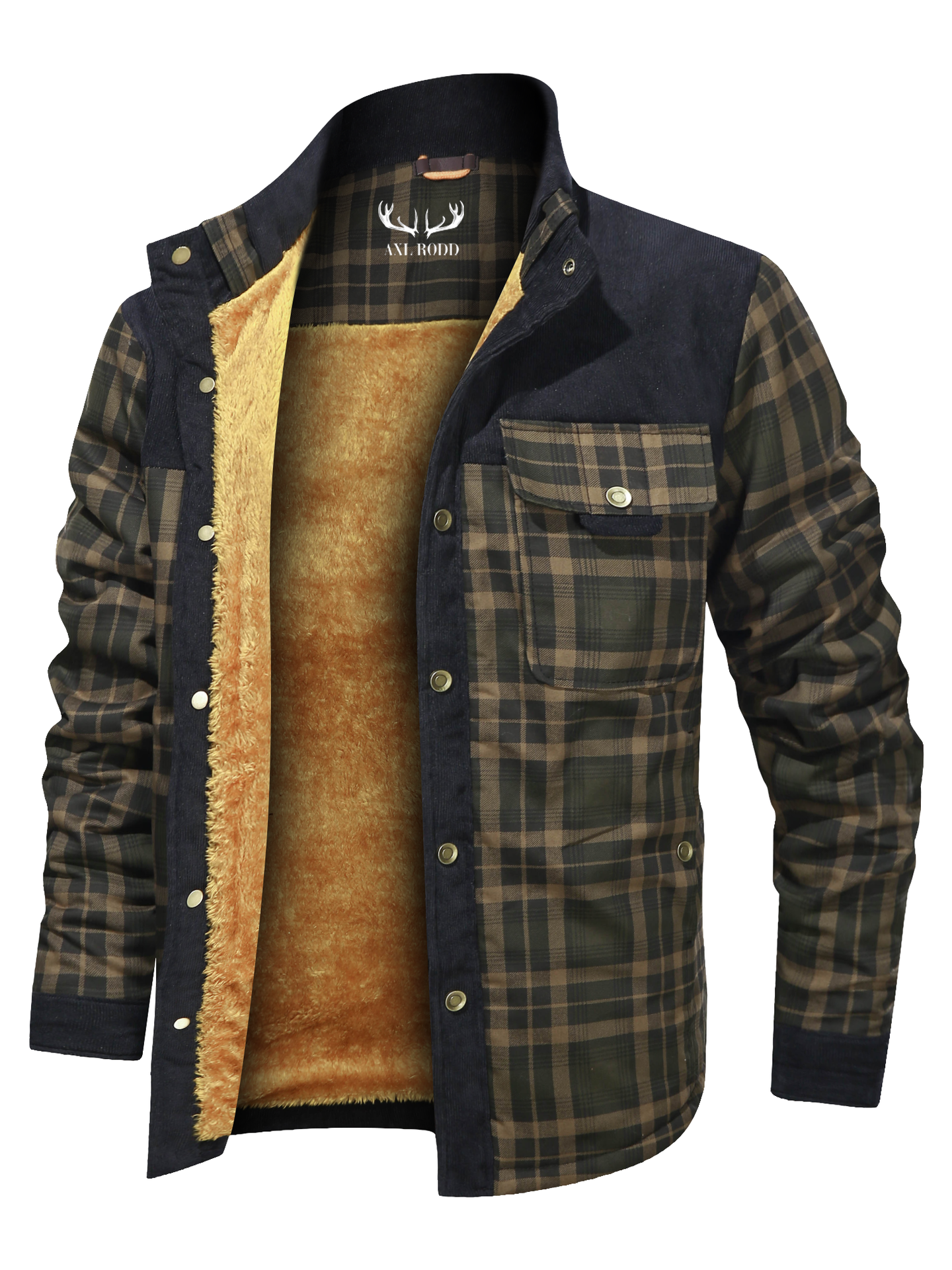 Men’s Lumber Jacket with Fur Lining in Winter Style | Warm Casual Coat