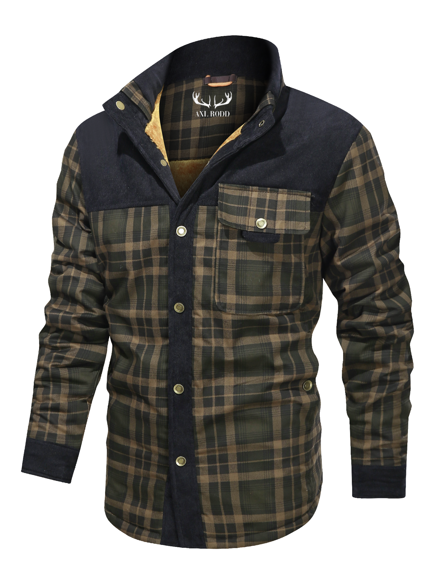 Men’s Lumber Jacket with Fur Lining in Winter Style | Warm Casual Coat
