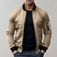 Men’s Bomber Jacket | Lightweight Fit | Zip Pockets | Autumn Outerwear