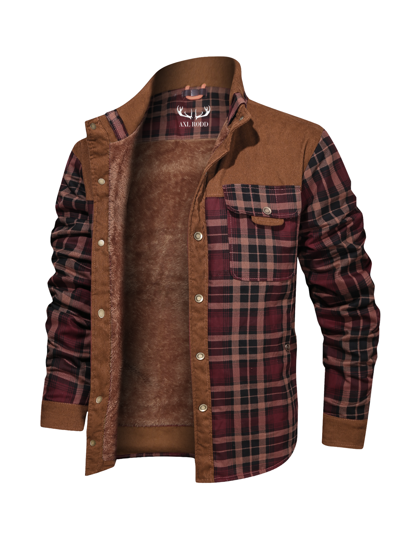 Men’s Lumber Jacket with Fur Lining in Winter Style | Warm Casual Coat