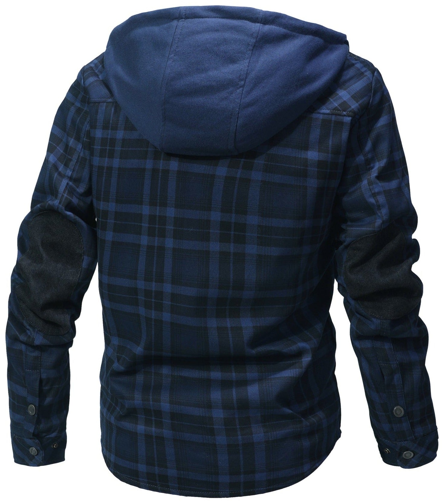 Men’s Hooded Flannel Jacket with Faux Fur Lining | Warm Winter Outdoor Coat