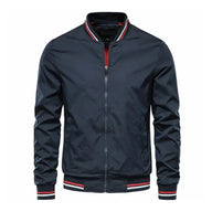 Men’s Autumn Bomber Jacket | Lightweight Fit | Zip-Up Front | Ribbed Trim