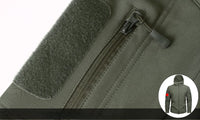 Men’s Softshell Fleece Jacket with Hood | Waterproof Outdoor Winter Coat