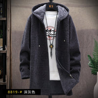 Men’s Long Jacket in Overcoat Style | Casual Winter Coat for Men