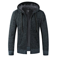 Men’s Checked Fleece Jacket in Casual Zip-Up Style | Warm Winter Jacket