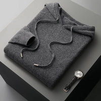 Men’s Knitted Hoodie | Slim Fit | Lightweight Layer | Autumn Essential