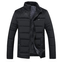 Men’s Thick Padded Winter Jacket in Warm Parka Style | Windproof Casual Coat