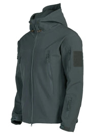Men’s Tactical Military Soft Shell Jacket with Hood | Waterproof Outdoor Coat