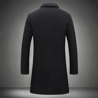 Men’s Long Overcoat | Smart Winter Coat | Tailored Fit | Formal and Casual Layer