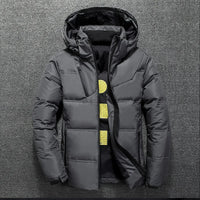 Men’s Down Puffer Jacket with Hooded Parka Style | Thick Warm Winter Coat