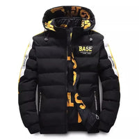 Men’s Puffer Jacket in Hooded Winter Style | Thick Warm Padded Casual Coat