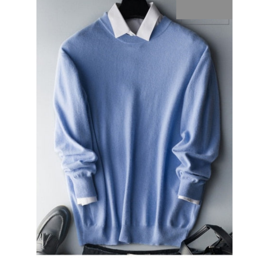 Men’s Knit Sweater in Classic Quarter Zip Style | Warm Winter Jumper