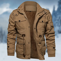 Men’s Winter Jacket with Multiple Pockets | Warm Waterproof Coat