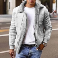 Men’s Winter Jacket with Shearling Lining | Warm Casual Coat for Cold Weather