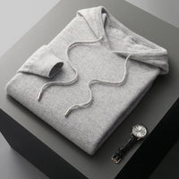 Men’s Knitted Hoodie | Slim Fit | Lightweight Layer | Autumn Essential