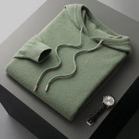 Men’s Knitted Hoodie | Slim Fit | Lightweight Layer | Autumn Essential