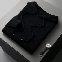 Men’s Knitted Hoodie | Slim Fit | Lightweight Layer | Autumn Essential