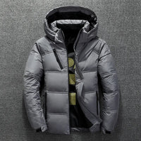 Men’s Down Puffer Jacket with Hooded Parka Style | Thick Warm Winter Coat