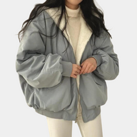 Women’s Oversized Winter Jacket with Fleece Lining | Warm Padded Coat
