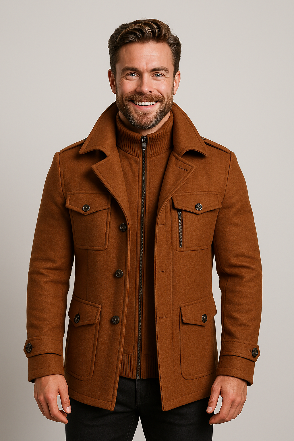 Men’s Blazer Jacket 2-Piece Set in Tailored Fit | Smart Formal and Casual Suit