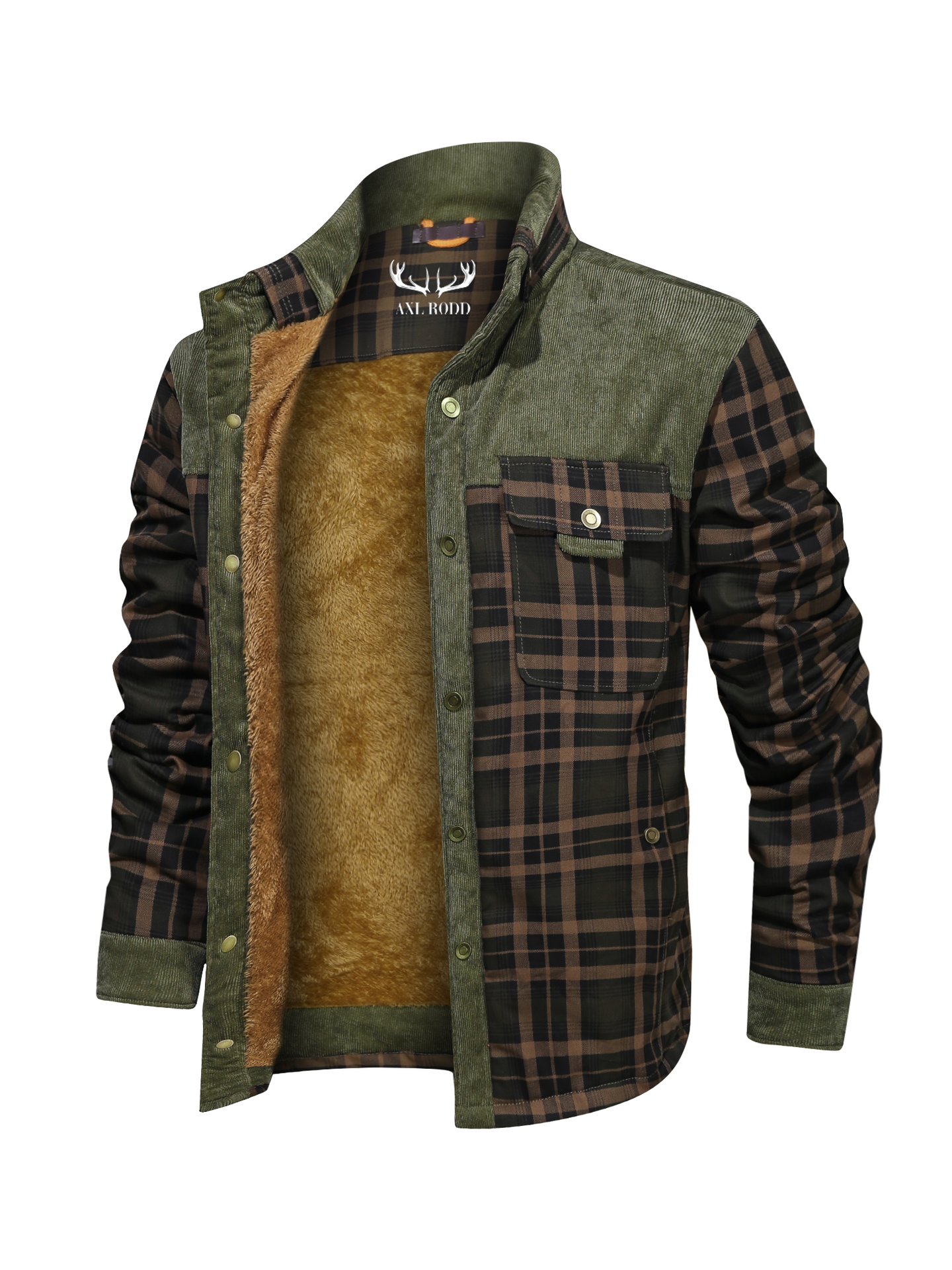 Men’s Lumber Jacket with Fur Lining in Winter Style | Warm Casual Coat