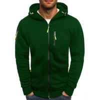 Men’s Hooded Sports Jacket in Slim Fit | Lightweight Casual Zip-Up Coat
