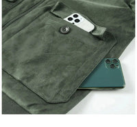 Men’s Fleece-Lined Bomber Jacket in Vintage Winter Style | Warm Casual Coat