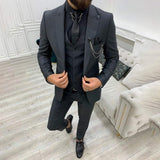 Men’s 3 Piece Wedding Suit for Formal and Casual Wear | Classic Tuxedo Style