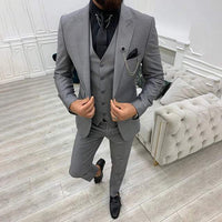 Men’s 3 Piece Wedding Suit for Formal and Casual Wear | Classic Tuxedo Style