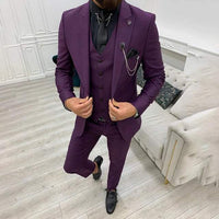 Men’s 3 Piece Wedding Suit for Formal and Casual Wear | Classic Tuxedo Style
