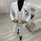 Men’s 3 Piece Wedding Suit for Formal and Casual Wear | Classic Tuxedo Style