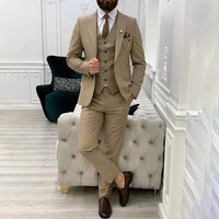 Men’s 3 Piece Wedding Suit for Formal and Casual Wear | Classic Tuxedo Style