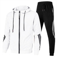 Men’s Two-Piece Tracksuit | Zip-Up Hoodie and Joggers | Casual Sport Set | Relaxed Fit