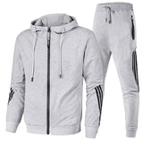 Men’s Two-Piece Tracksuit | Zip-Up Hoodie and Joggers | Casual Sport Set | Relaxed Fit