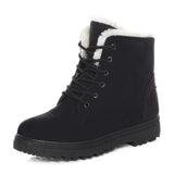 Women’s Winter Boots with Fleece Lining | Warm Lace Up Ankle Shoes