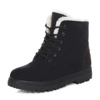 Women’s Winter Boots with Fleece Lining | Warm Lace Up Ankle Shoes