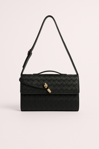 Marcelle | Woven Leather Clutch Bag | Crossbody & Shoulder Option