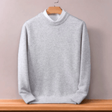 Men’s Wool Knit Sweater with Classic Crew Neck | Warm Winter Jumper