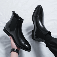 Men’s Chelsea Boots in Classic Smart Style | Black Dress Boots for Men