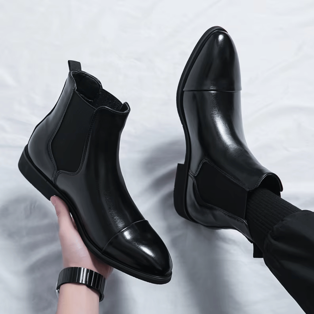 Men’s Chelsea Boots in Classic Smart Style | Black Dress Boots for Men