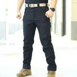 Men’s Tactical Outdoor Cargo Pants with Softshell Fabric | Winter Hiking Trousers