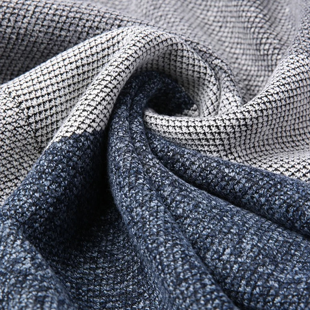Men’s Cardigan with Zip Front Knit Design | Warm Autumn Winter Sweater