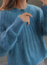 Women’s Fluffy Knit Jumper in Relaxed Fit Style | Warm Ladies Sweater