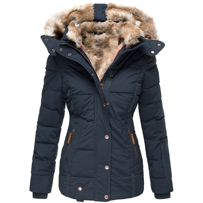 Women’s Fur Lined Puffer Jacket | Warm Winter Coat